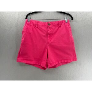 Old Navy Shorts Womens Medium Hot Pink OG Chino High Waisted Barbiecore Preppy